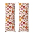thumbnail image 1 of Fotbe Fall 70s Groovy Hippie Funda para Almohada Corporal con Diseño, Funda de Microfibra Ultrasuave de 20x54 Pulgadas, Ropa de Cama Elegante, 1 of 7