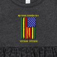 thumbnail image 4 of Inktastic My Great Grandpa is a Vietnam Veteran Girls Baby Dress, 4 of 5