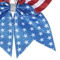 thumbnail image 5 of Wxirdiow 4th of July Headband Girls 4th of July Patriotic Hair Bows for Girls American Flag USA Stars Stripe Hair Bow Clips Sky Blue Size,3-12 Years, 5 of 6
