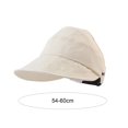 thumbnail image 3 of Summer Women's Wide Brim Sun Hat with Ponytail Hole Masque Hook Breathable Lightweight Hiking Traveling Shopping, 3 of 8