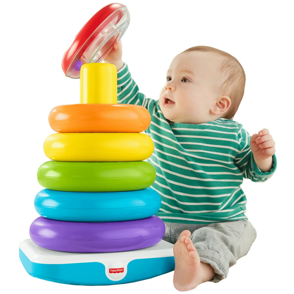 FisherPrice Giant RockaStack with 6Colorful Rings