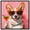 Black Frame, variant on Sunbeam Pup Canvas Cute Pet Art Prints by Art Remedy, Gallery Wrapped, 20" x 20"