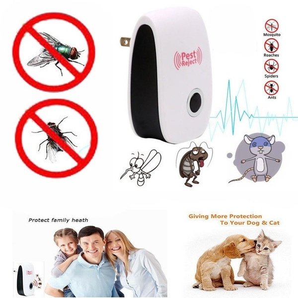 Repelente electrónico ultrasónico de plagas, repelente de insectos antimosquitos XianweiShao 8390613963550