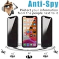 thumbnail image 2 of For Apple iPhone 12 Mini 5.4 inch Privacy Glass Screen Protector, 2 of 5