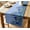 Dusty Blue, variant on Vargottam Cotton Twill Table Runner - 14 Wide, Block Print, Dining Table Runner for Farmhouse & Modern Decor - Machine Washable - Multiple Sizes (60" to 120")