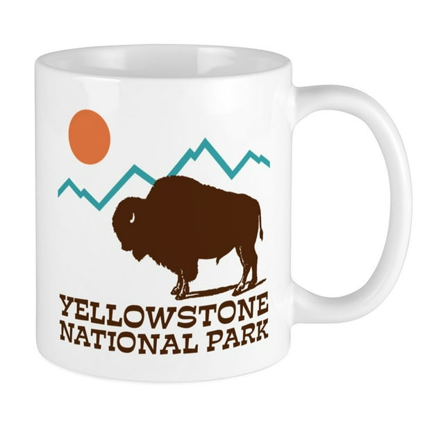 CafePress Yellowstone National Park Mug Unique Coffee Mug, Coffee