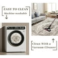 thumbnail image 6 of BERTHMEER 8'x10' Washable Area Rugs for Living Room Brown Rugs Bedroom Dining Room Office Farmhouse indoor Distressed Vintage Rugs Traditional Retro Throw Rugs, Non-slip, 6 of 8