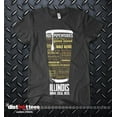 thumbnail image 3 of Illinois Beer Shirt - Dark Heather, Small| Beer Lover Gift | Chicago Beer | Men's T-Shirt, 3 of 3