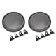 thumbnail image 2 of 2 cubiertas para rejilla de altavoz de 8 pulgadas para coche, RV, color negro, de metal y hierro, para subwoofer., 2 of 14