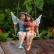 thumbnail image 2 of 2x cifras de pareja de swing romántico cifras micro paisaje jardín jardín decoración CUTICAT Decoraciones de figuras de hadas, 2 of 7