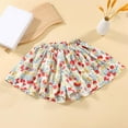thumbnail image 2 of Odeerbi 1-12 Years Toddler Girls Floral Skorts Summer Cotton Shorts Elastic Waist Wide Leg Loose Shorts, 2 of 8