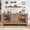 Vintage color, variant on Ataujin 54.4” Buffet Sideboard, Accent Storage Cabinet with 2 Glass Doors & 3 Drawers, Buffet Cabinet with Storage, Coffee Bar Table, TV Stand for Kitchen, Dining Room