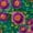 Color 2, variant on Vintage Peel and Stick Wallpaper Symmetrical Stained Glass Rose Art Vines 17.7in x 9.8ft Self Adhesive Contact Paper Removable