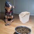 thumbnail image 4 of DEEPCRAFF 1Pc Dog Food Container White Airtight PP Plastic Storage Case for Pet Food, 4 of 6
