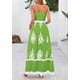thumbnail image 2 of Vestido PRETTYGARDEN 2025 Floral Maxi con Tirantes Finos Verde M, 2 of 8