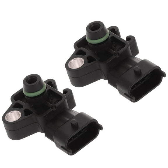SCITOO AS372 Manifold Absolute Pressure Sensor 2PCS Fit for 2008-2009 for Buick Allure 2014 for Buick Enclave