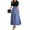 Blue, variant on TQWQT Casual Dresses for Women Church Maternity Short Sleeve Maxi Dresses Polka Dot Print Long T-Shirt Dress Formal Teacher Outfits Black S
