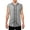 Gray/Black, variant on Ma Croix Mens Sleeveless Button Down Baseball Jersey Hip Hop T Shirts