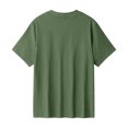 thumbnail image 5 of Hoen Summer Short Sleeve Tops for Men Button Round Neck Basic Shirts Soft Breathbale Casual Loose Pullover Shirts, 5 of 9