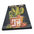 thumbnail image 3 of 12x18 inch Art Paintings For Wall 'Fresh Life' Slogan Cactus Plant Potted,Rustic Villa Bedroom,Garden,Living Room Decor Poster Prints,Chic Cactus Plant Potted Decorative Painting,For Florists, 3 of 6