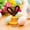 Orange, variant on Easter Button Bunny Craft Kit Make Your Own Button Bunny Decorations - DIY Ornament for Easter Party Gift