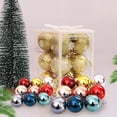 thumbnail image 7 of LINLIN Christmas Hanging Ball, 12pcs 4CM Christmas Ball Baubles Assorted Pendant Shatterproof Ornament Set Xmas Tree Decorations Hanging Decoration Seasonal Holiday Decorative Pendants, 7 of 7