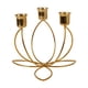 thumbnail image 3 of Candelabro de hierro, elegante soporte para velas, centro de mesa, accesorio para fotos, candelabro, candelabro cónico para festivales junto a la Para 3 Velas, 3 of 9