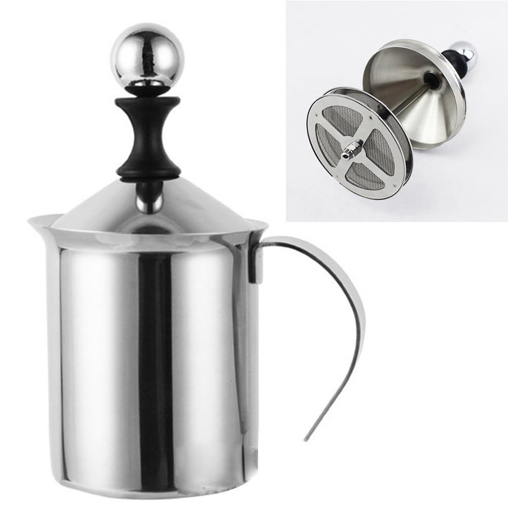 Manual Milk Frother, Creamy Milk Foam Maker, Stainless Steel Manual Milk  Frother, Double Mesh Coffee Cappuccino Foamer Creamer, Kitchen Tools,  Baking Tools, Chrismas Halloween Party Supplies, Western Stuff Clearance -  Temu United