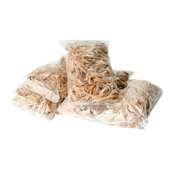 Offix 344424/LFRB5001 Elastic Rubber Bands 1/16" x 6" #6 Th 5 lb (2.27 kg) 1-Bag