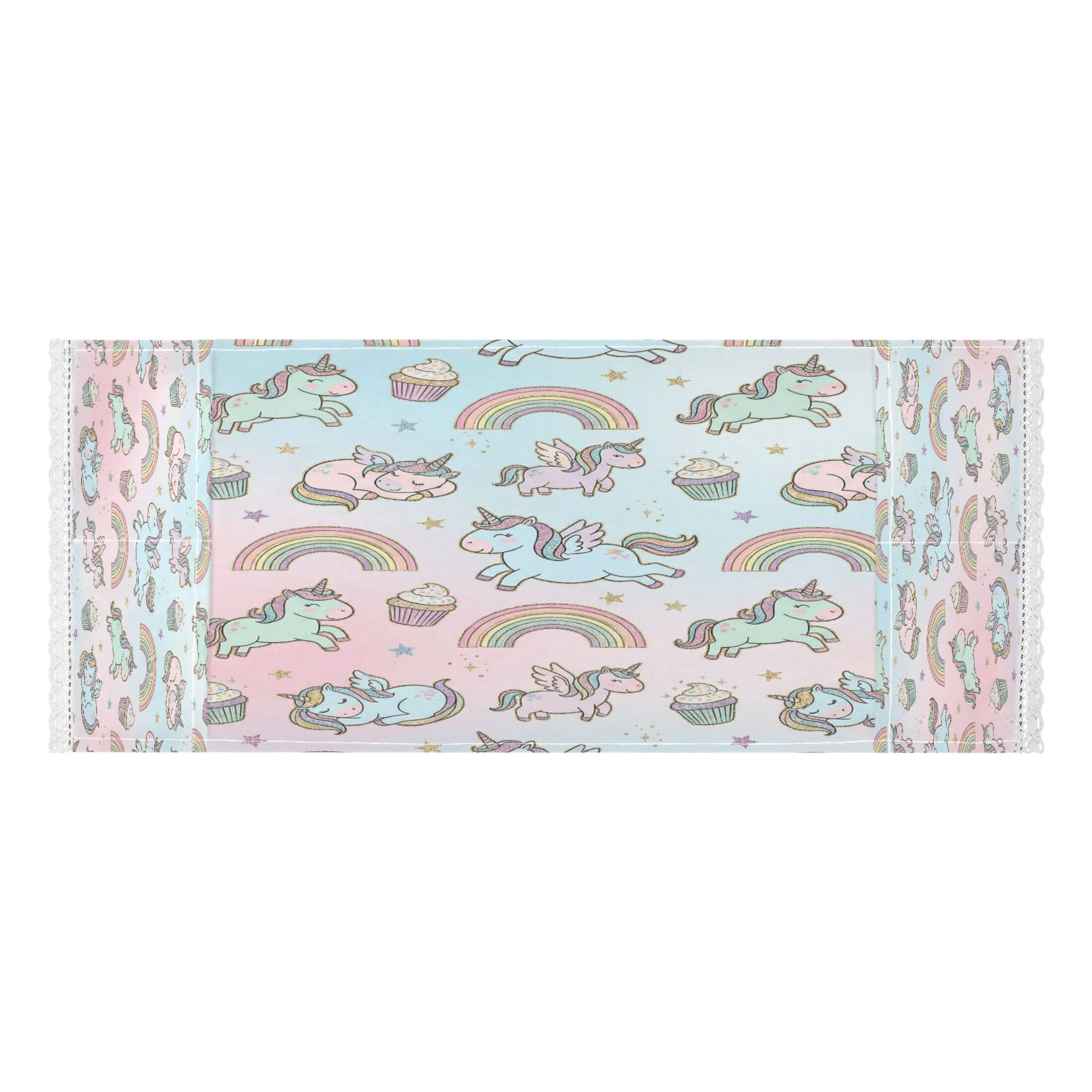 Wobogo Sweet Unicorn Washing Machine Cover Dustproof Washer Dryer Cover Waterproof Laundry Room Decorative Protector