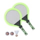 thumbnail image 3 of juego de raquetas de tenis para niños, juego de playa con pelotas, juguetes deportivos para interior y exterior (verde), 3 of 5