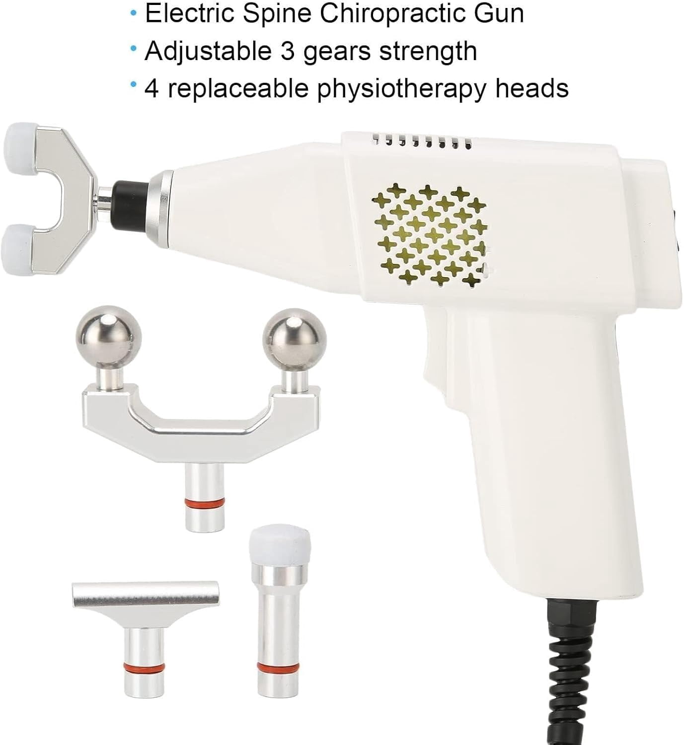 450N Chiropractic Adjusting Tool Instrument Electric Impulse Gun Actuator Massager Professional Massage Equipment Magnetic Therapy Massage Gun