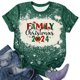 thumbnail image 2 of Navidad Tops de Mujer, Cuello Redondo Camiseta de Manga Corta con Estampado de Vacaciones, Blusa de Moda Casual, 2 of 4