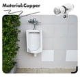 thumbnail image 3 of Shisuyan Toilet Flush Valve Replacement Urinal Shutoff Flush Button Hand Push Valve Urinal Device Valve, 3 of 8