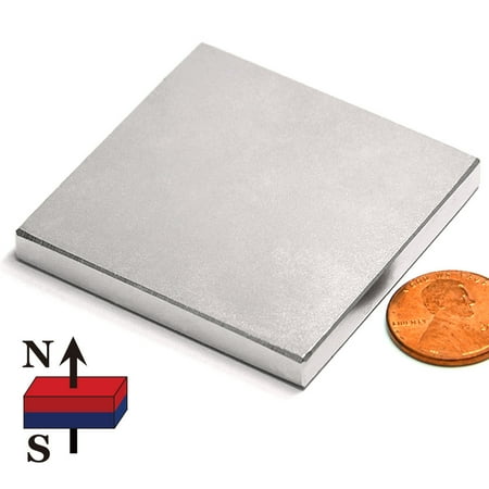 CMS Magnetics® 60lbs 2"x2"x1/4" Neodymium Block Magnet