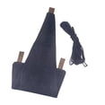 thumbnail image 2 of Taburete trípode de tela, silla de camping de tela resistente al desgaste, asiento de lona estable. Negro, 2 of 8