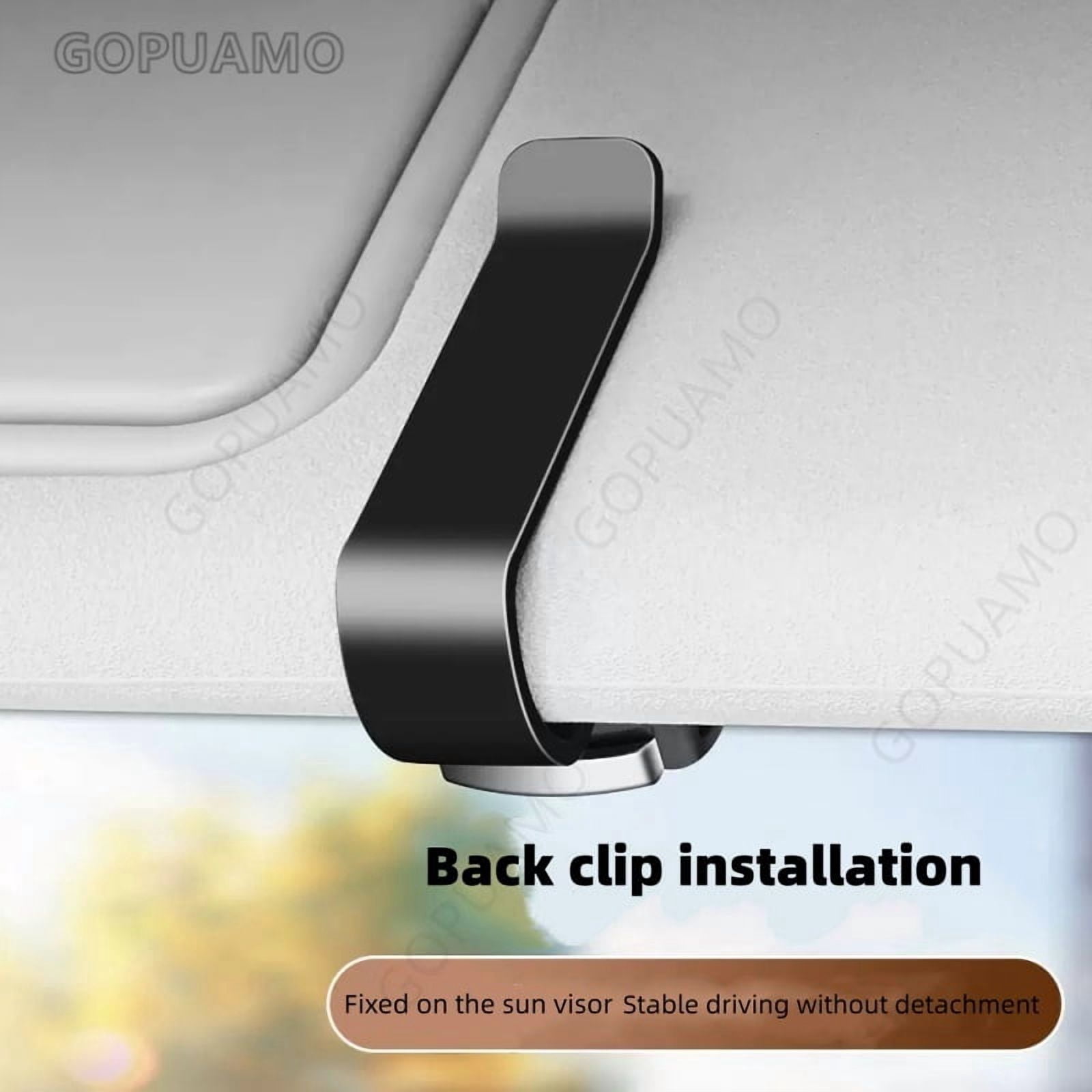 Car Glasses Holder Clip For Audi Q5 Press type sunglasses clip and ticket sunshade ABS Eyeglasses holder