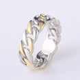 thumbnail image 2 of 7mm Cuban Link Chain Eternity Ring, 2 of 3