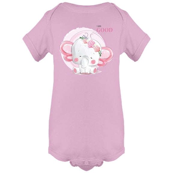 Cute Elephant Im Good Bodysuit Infant -Image by Shutterstock, 6 Months