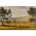 thumbnail image 3 of John Glover 24x17 Black Modern Framed Museum Art Print Titled - Patterdale Farm (About 1840), 3 of 5