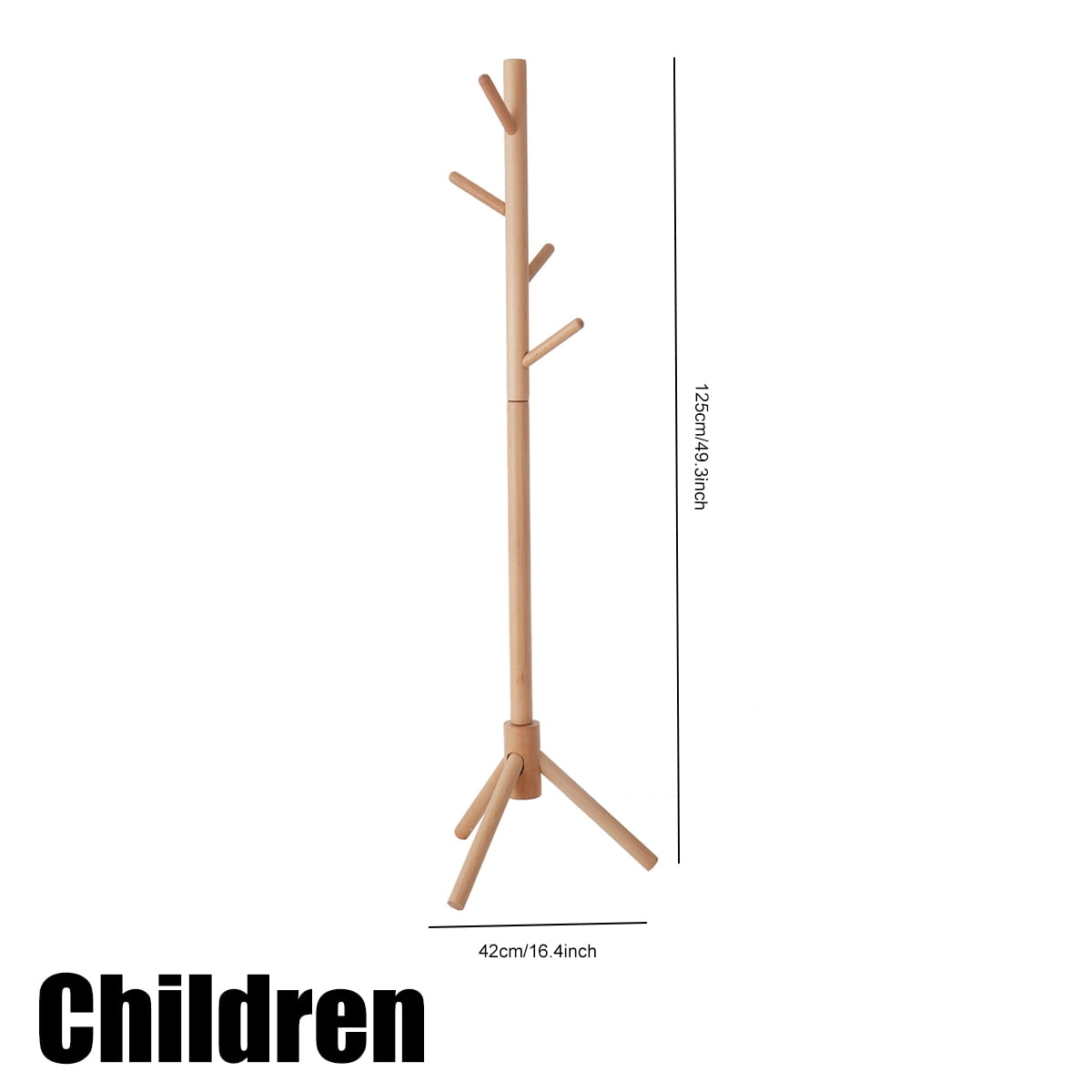 children's free standing coat rack