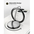 thumbnail image 5 of Lamicall Finger Ring Stand : Universal Cell Phone Ring Holder for All Phones - Black, 5 of 7
