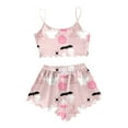 thumbnail image 5 of Plus Size Pajama Sets – Comfortable Cotton Lounge Sets for Women, Relaxing Sleepwear Women's Halloween Patterned Camisole Pajama Set, 5 of 5