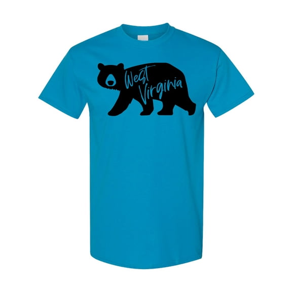 Inktastic West Virginia Black Bear Silhouette T-Shirt