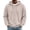 *Beige, variant on VBVC Men's Waffle Oversized Hoodie with Pockets , Drawstring Long Sleeve Sweatshirt For Men, S-3XL