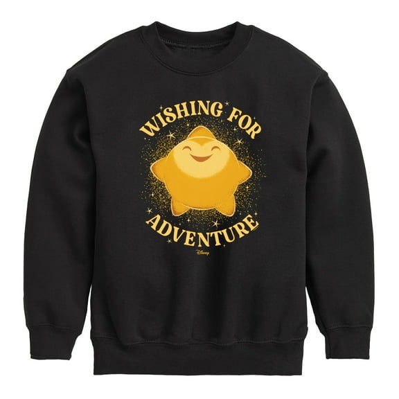 Disney Wish - Wishing For Adventure - Toddler & Youth Crewneck Fleece Sweatshirt