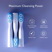 Smileactives Blue Light Toothbrush Head Replacement 3-Pack for Smile Actives Blue Light Toothbrush