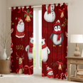 thumbnail image 2 of Feelyou Merry Christmas Child Blackout Curtains Set of 2 (52x84 Each), Reindeer Polar Bear Window Curtains, Kawaii Santa Claus Curtains and Drapes, Microfiber Bedroom Decor, 2 of 6