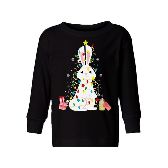 Awkward Styles Toddler Christmas Sweater Long Sleeve Toddler Christmas Shirt for Girls Boys Rabbit Sweater