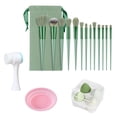 thumbnail image 2 of 13pcs Makeup Brushes Kit With Wood HandleEyeshadow Brush Makeup Sponge Set Beauty Tools With Storage Bag, 2 of 9